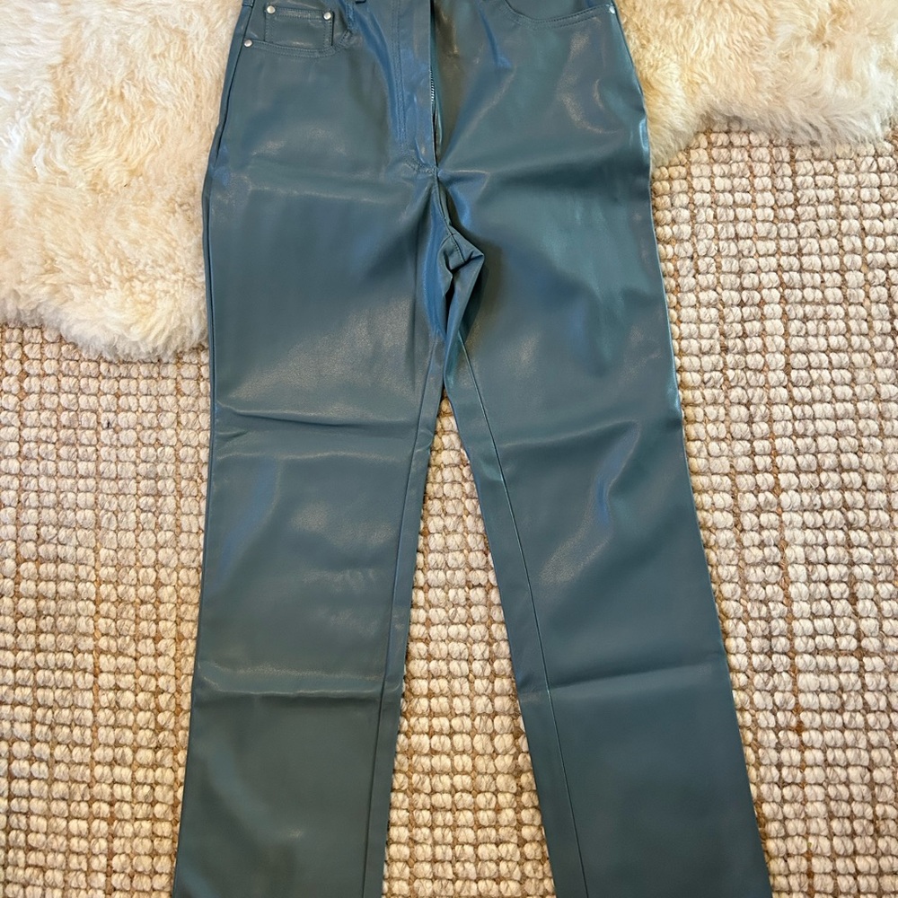 7 for all Mankind pleather pants.